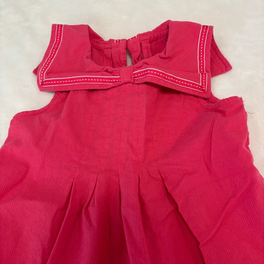 Gymboree Dress Size 4 Sailor collar bow girls
